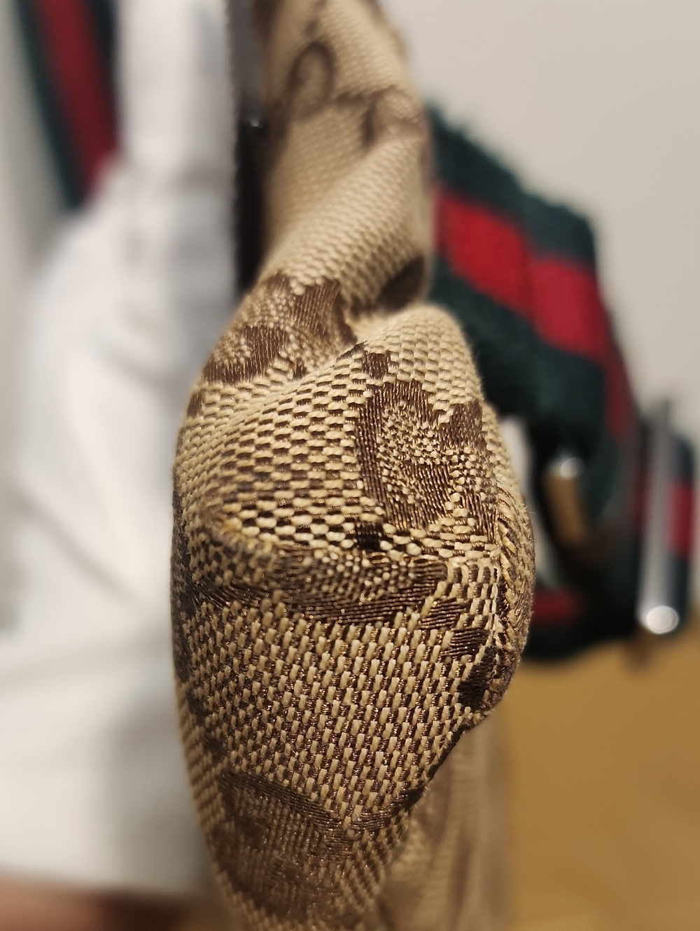 Gucci Canvas Web Leather Waist Bag - Picture 13 of 17